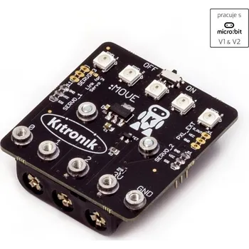 Elektronická stavebnice Kitronik Servo:Lite Board for BBC micro:bit