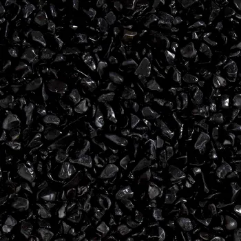 Přírodní kámen Okrasné valounky Nero Ebano 7-15 mm 25 kg