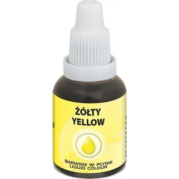 Potravinářské barvivo FoodColours Airbrush barva tekutá Food Colours Yellow (20 ml) Žlutá