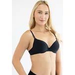 GINA dámské podprsenka vyztužená, vyztužené, šité, jednobarevné 17000P Barva: černá, Velikost: 80A