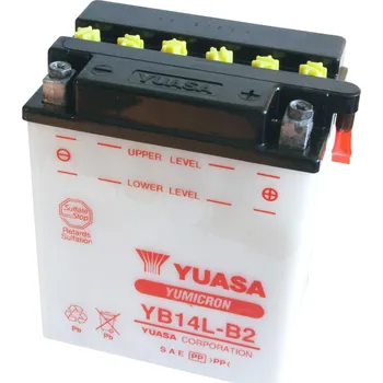 Motobaterie motobaterie YUASA YB14L-B2 (12V 14Ah)