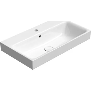 Umyvadlo GSI NUBES keramické umyvadlo 70x40cm, bílá ExtraGlaze