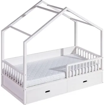 DOLMAR Postel - WIKTOR, 90x200 cm, matná bílá (VYSTAVENO NA PRODEJNĚ)