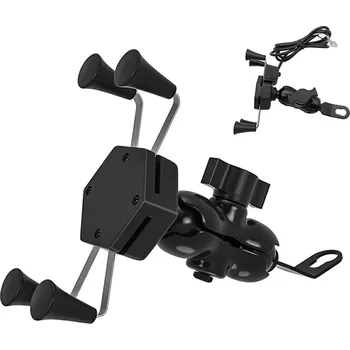 Motocyklový držák na telefon 12 x 5 x 5,5 černý