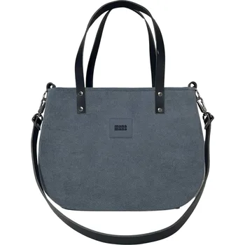 Kabelka Kabelka Ruby MANA MANA Šedá/Černá kůže