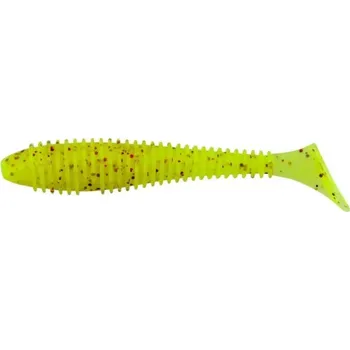 Umělá nástraha Gumová Nástraha Keitech Swing Impact Fat 4,3" 11cm Chartreuse Red Flake PAL01S (6ks)