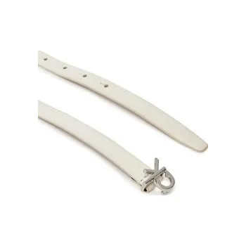 Opasek Dámský pásek Calvin Klein Ck Buckle Skinny Belt 1.5 K60K612932 Bílá 120