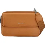 Trendy dámská koženková crossbody peněženka Radola, hnědá