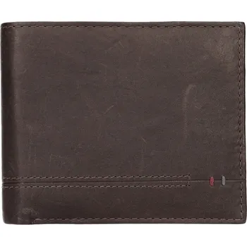 Peněženka Kožená pánská peněženka Lerros Kloss - tmavě hnědá