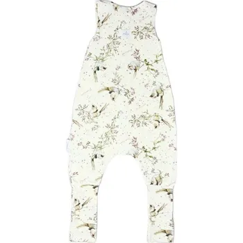 Fusak Letní spací pytel s nohavicemi od 3-5 let Golden birds rose