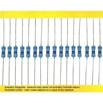 Rezistor Metalizovaný rezistor THT RM 330R 1W 1% 0309