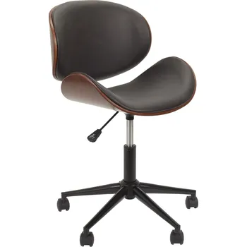 Ergonomická kancelářská židle Reno Intesi otočná na kolečkách kožená hnědá moderní do kanceláře