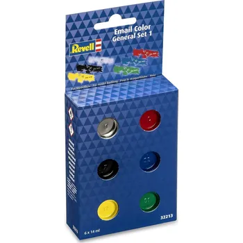 Modelářská barva Sada barev Email Color - General Set 1 - Gloss (6 x 14 ml)