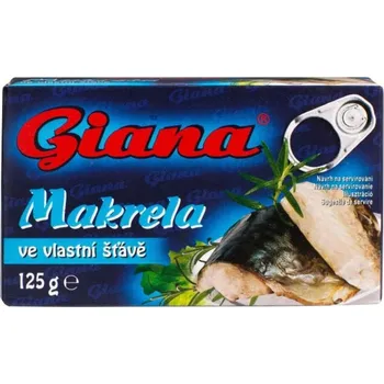 konzervovaná ryba Giana Makrela ve vlastní šťávě