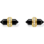 Thomas Sabo H2281-177-11 Gold stud earrings with black onyx