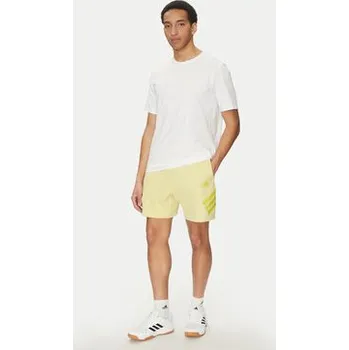adidas Sportovní kraťasy Future Icons 3-Stripes JD4883 Žlutá Regular Fit S