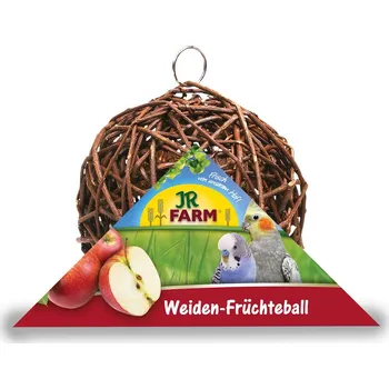 Krmivo pro ptáka JR Farm Birds proutěný míček s ovocem