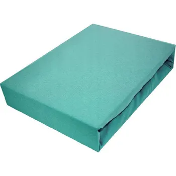 Prostěradlo ECOMATRACE Jersey prostěradlo Exclusive - tyrkysově zelené 180x200