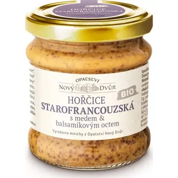 Hořčice Biohořčice po starofrancouzsku - med a balsamico 195g