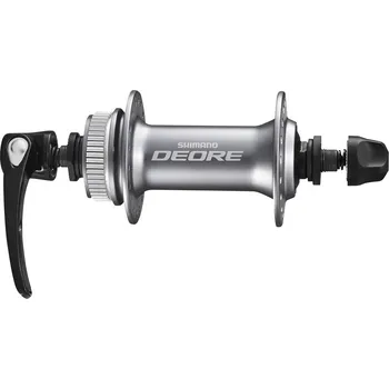 Náboj kola SHIMANO HB-M595 Náboj přední Deore 32d. R.U. stříbr. Center Lock