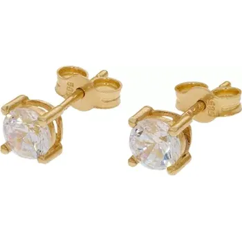 Náušnice Zlaté náušnice s ozdobným kamenem