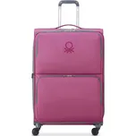 Cestovní kufr Delsey X Benetton UCB Softside 76 cm EXP 376782109 - vínový 120 l