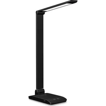 Lampička CONNECT IT BRIGHT stolní LED lampička, USB-A výstup, ČERNÁ