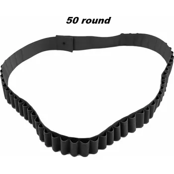 Příslušenství pro sportovní střelbu Bandalír na 50 brokových nábojů - černý 072cR