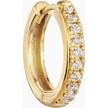 Náušnice Pave Hug Gold Hoop náušnice 1ks