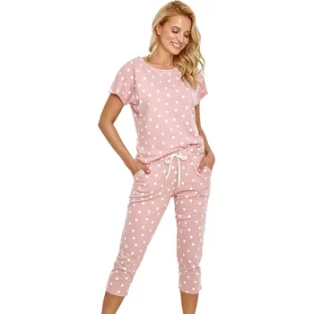 Dámské noční prádlo Dámské pyžamo TARO.1006 pudrově růžová XL 0