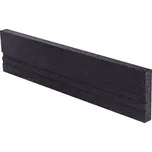 Černý gumový dopadový obrubník FLOMA BoF - délka 100 cm, šířka 5 cm, výška 25 cm - 66332211