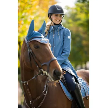 Jezdecké oblečení HKM Jezdecká bunda -Ohio- kouřově modrá, M