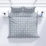 Chanar Bavlněné povlečení Šedá kotva