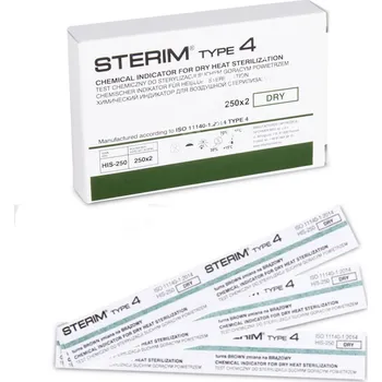 Diagnostický test Test chemický STERIM do sterilizátoru HV multiparam. SPS, typ 4, proužkový 500ks krabička