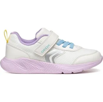 Dívčí tenisky Dívčí vycházková obuv Geox J SPRINTYE G. B 32 Bílá, Fialová, Modrá