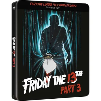 Blu-ray film Pátek třináctého 3 - Edice k 40. výročí Blu-ray + DVD Steelbook (bez CZ)