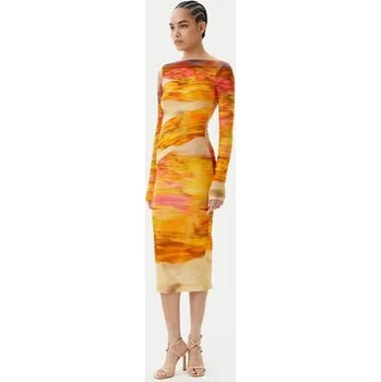 Dámské oblečení PINKO Koktejlové šaty Beggin Abito 104838 A2G1 Barevná Slim Fit XL