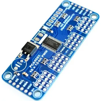 Napájecí zdroj pro osvětlení I2C modulový driver servomotoru, PCA9685