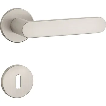 Dveřní kování Dveřní kování MP Alora - R 7S (NP - Nikl perla), klika-klika, Bez spodní rozety, MP NP (nikl perla)