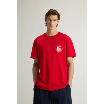 TRIČKO WOOLRICH GRAPHIC T-SHIRT BARBADOS CHERRY