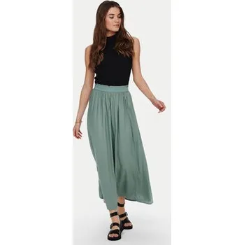 Dámská sukně ONLY Maxi sukně Venedig 15164606 Zelená Regular Fit S