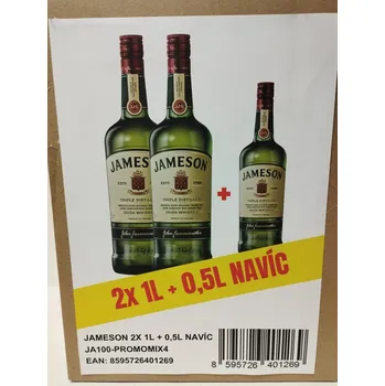 Likér Jameson 40% 2x 1L + 1x 0,5L