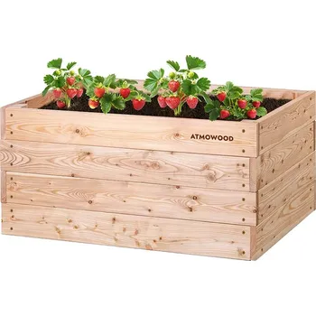 Vyvýšený záhon ATMOWOOD Modřínový vyvýšený záhon 120 x 80 x 60 cm