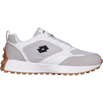 Pánské tenisky Pánská volnočasová obuv Lotto QUANTA 45 Bílá, Šedá, Hnědá, Černá