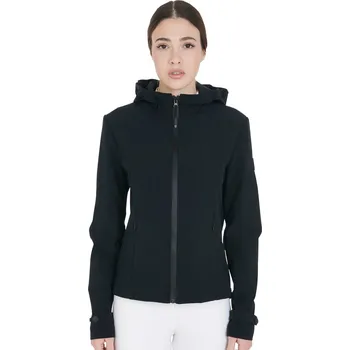 Dámská větrovka EQUESTRO Bunda softshellová Equestro, dámská, černá S