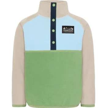 Chlapecká mikina Dětská mikina DIDRIKSONS MONTE 130 Světle zelená, Béžová, Světle modrá