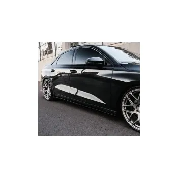 Tuning Oneway prahové nástavce Audi A3 (8Y) Sedan (NE pro S-Line/S3/RS) -- rok výroby 2020-24 - lesklá černá SLEVA 5%