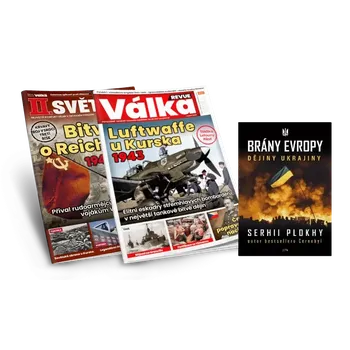 Časopis Válka REVUE a II. světová - Předplatné na rok se speciály a knihou Brány Evropy (od č. 4/2026) (do č. 3/2027)
