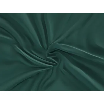 Prostěradlo Kvalitex Saténové prostěradlo LUXURY COLLECTION 100x200cm tmavě zelené