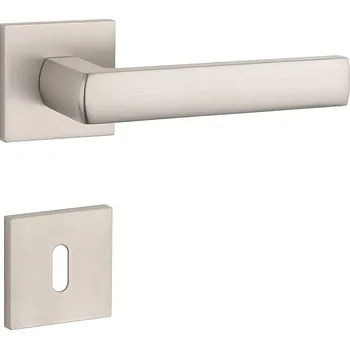 Dveřní kování Dveřní kování MP HOSTA - HR 7S (NP - Nikl perla), klika-klika, Bez spodní rozety, MP NP (nikl perla)